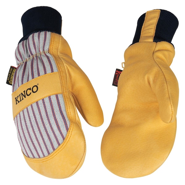 Kinco 1927KWT Lined Premium Grain Pigskin Palm Mitt with Knit Wrist M 1927KWT-M - main